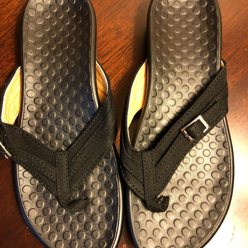 Black Flip Flops